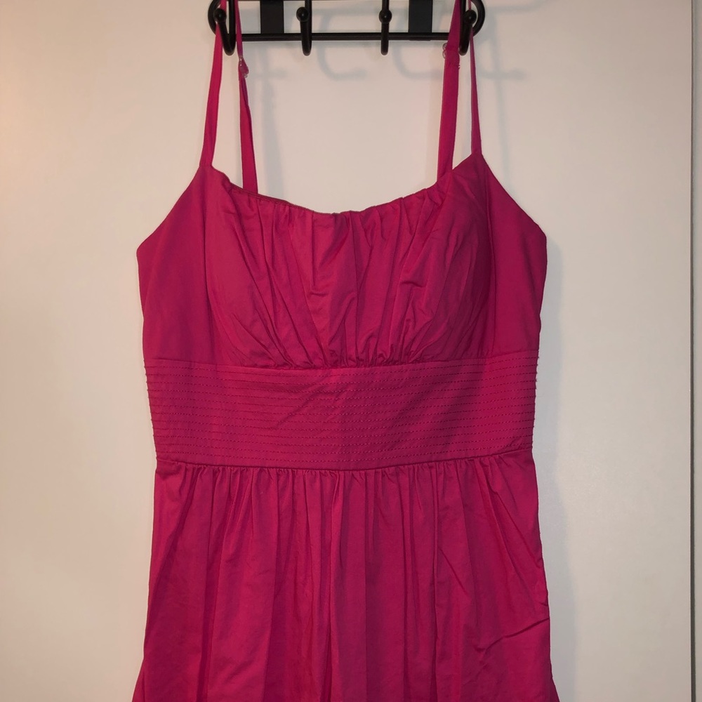 Pink spaghetti strap dress